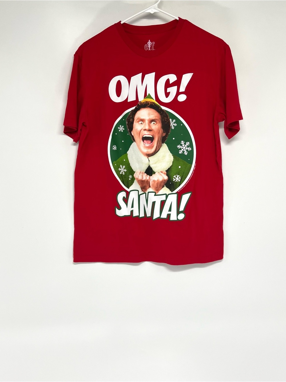 Elf graphic men’s t shirt medium